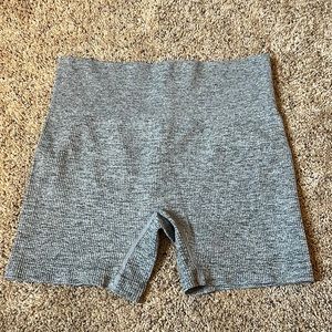 Gently used rubbed biker shorts